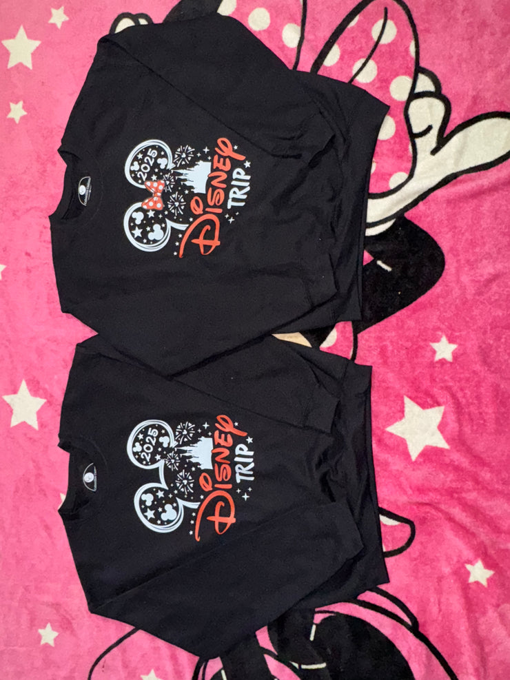 2025 Disneyland Minnie & Mickey Crewnecks