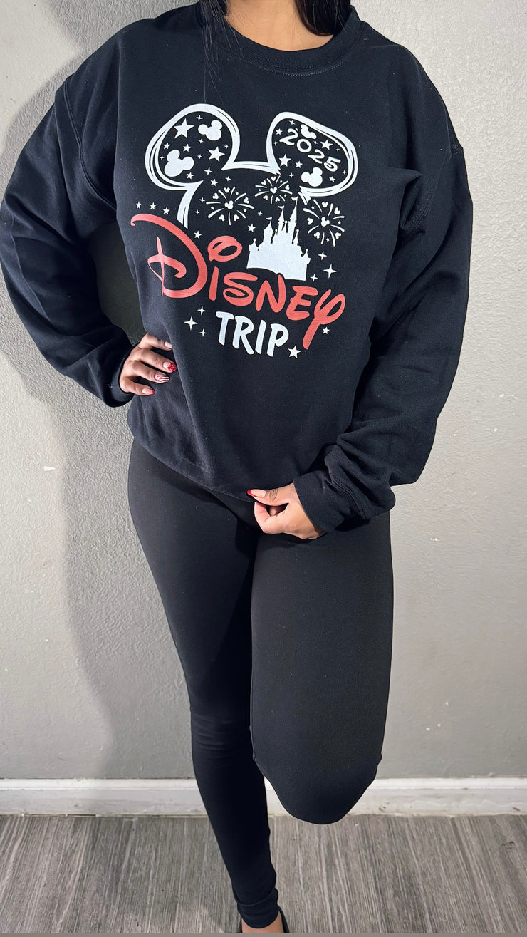 2025 Disneyland Minnie & Mickey Crewnecks